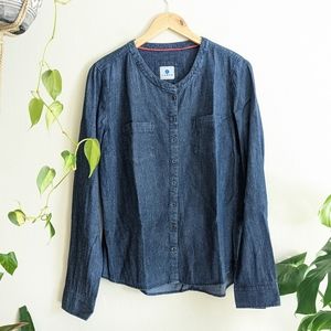 Luhta | Denim Button Front Top